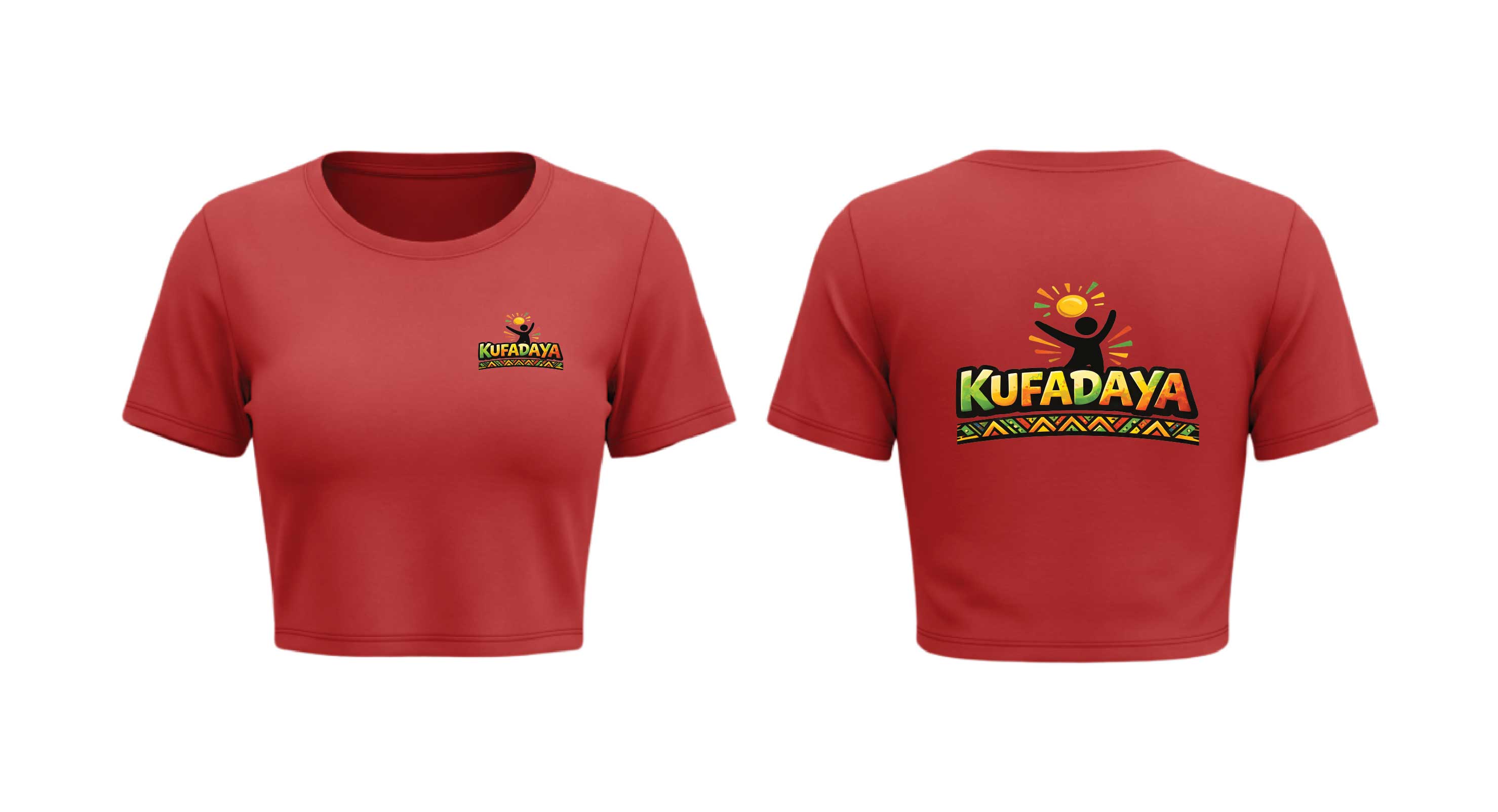 Kufadaya Crop Top - Red
